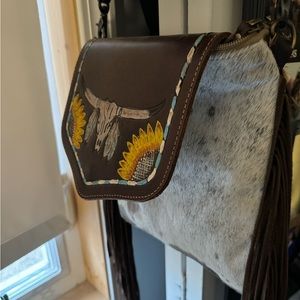 Western fringe purse
